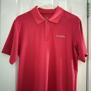 Columbia Men's Polo in Vibrant Red